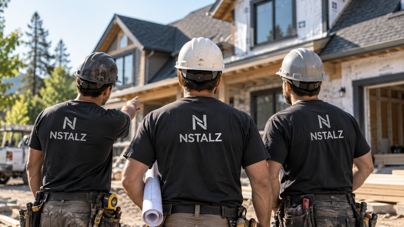 Construction crew