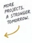 More projects. A stronger tomorrow.